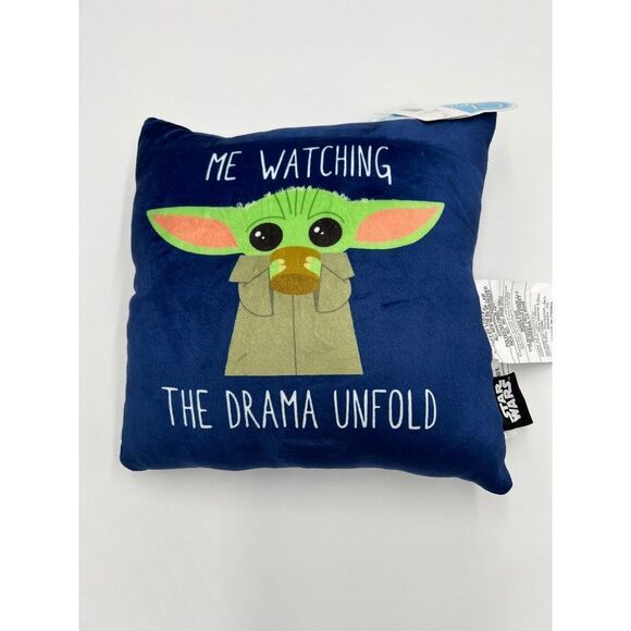 Star Wars Other - Brand New Star Wars The Mandalorian 11" Cloud‎ Pillow Color Blue
